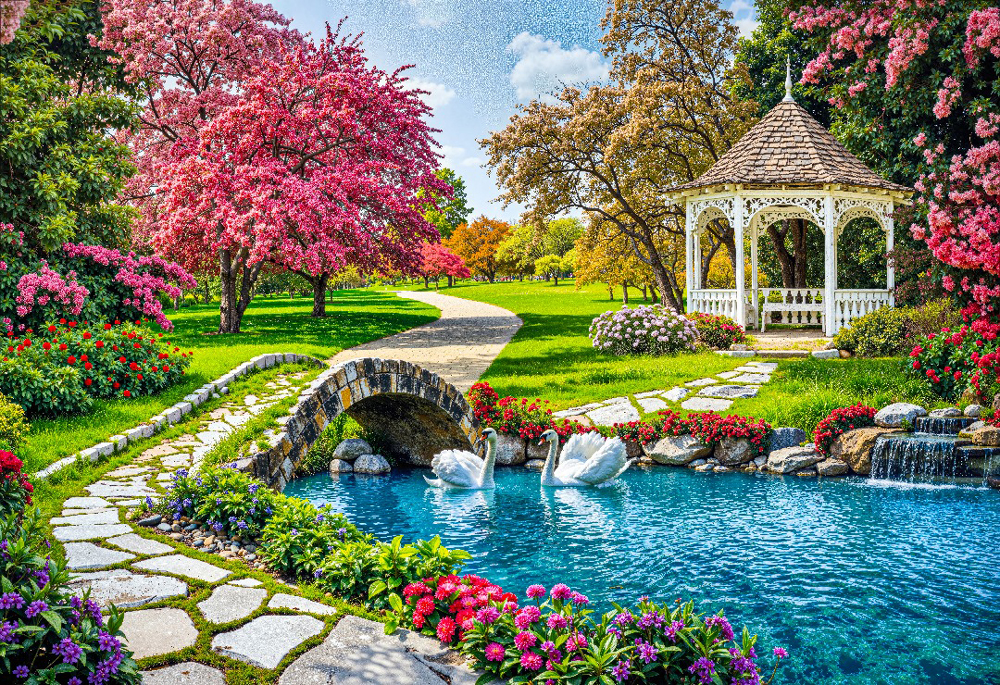 تابلوفرش چاپی طرح منظره کد 4582