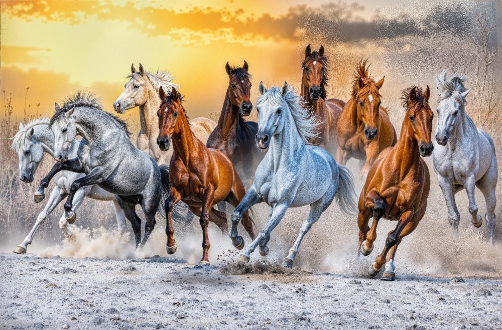 تابلوفرش چاپی طرح حیوانات کد 6118