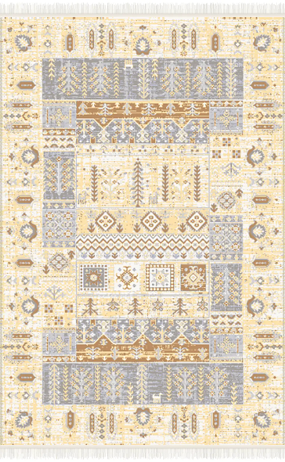 فرش ۵۰۰ شانه پلی استر مدرن کد F-402
