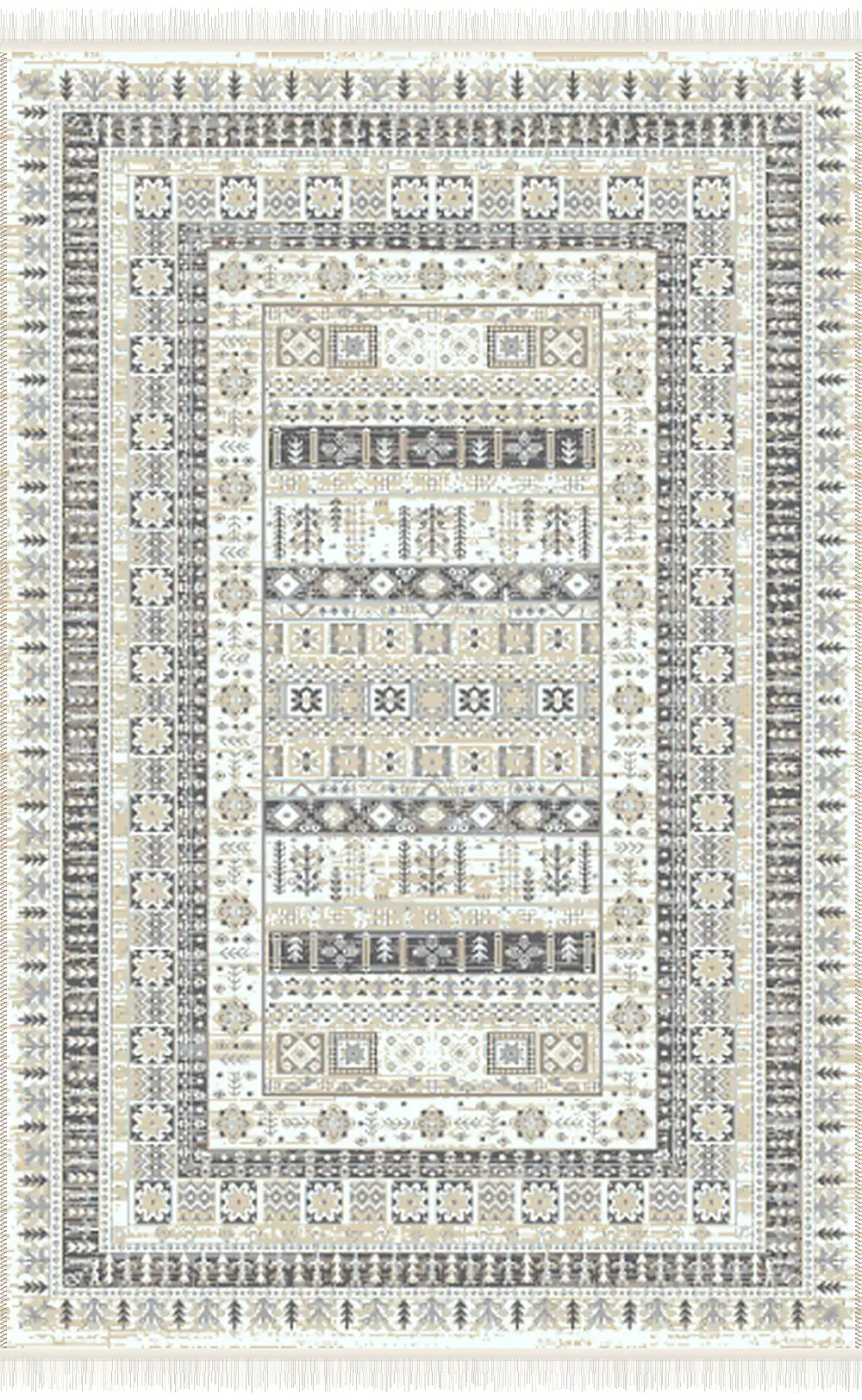 فرش ۵۰۰ شانه پلی استر مدرن کد F-410