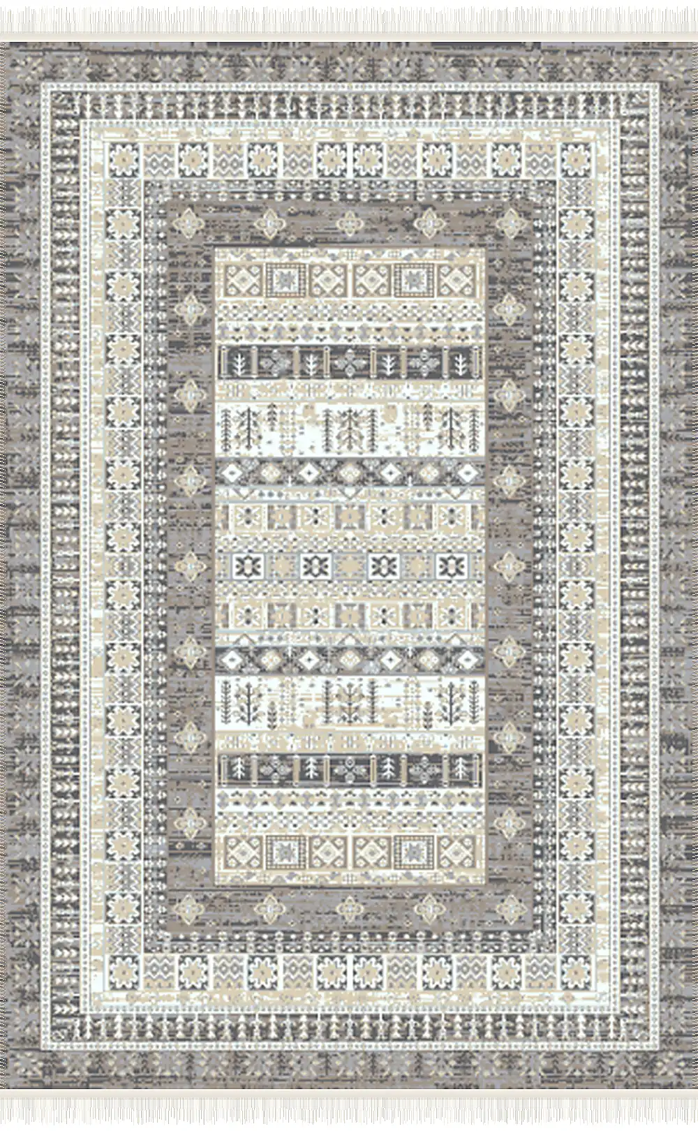 فرش ۵۰۰ شانه پلی استر مدرن کد F-412
