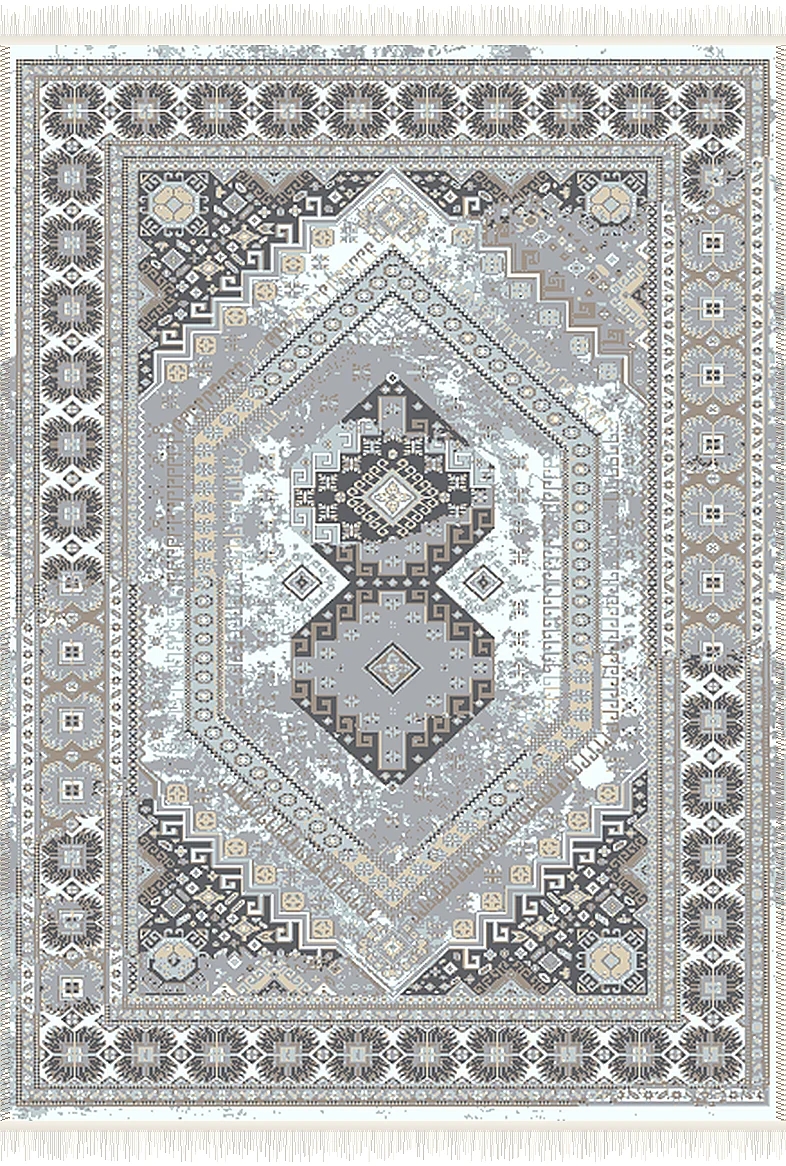 فرش ۵۰۰ شانه پلی استر مدرن کد F-623