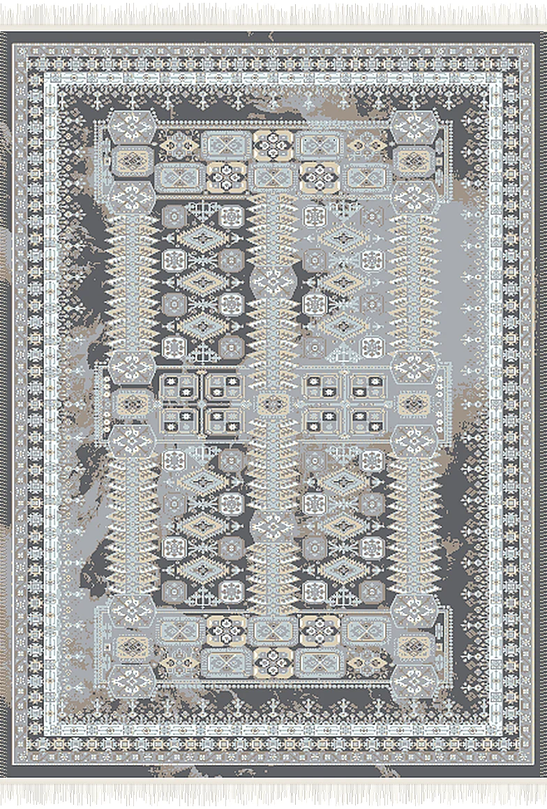 فرش ۵۰۰ شانه پلی استر مدرن کد F-624