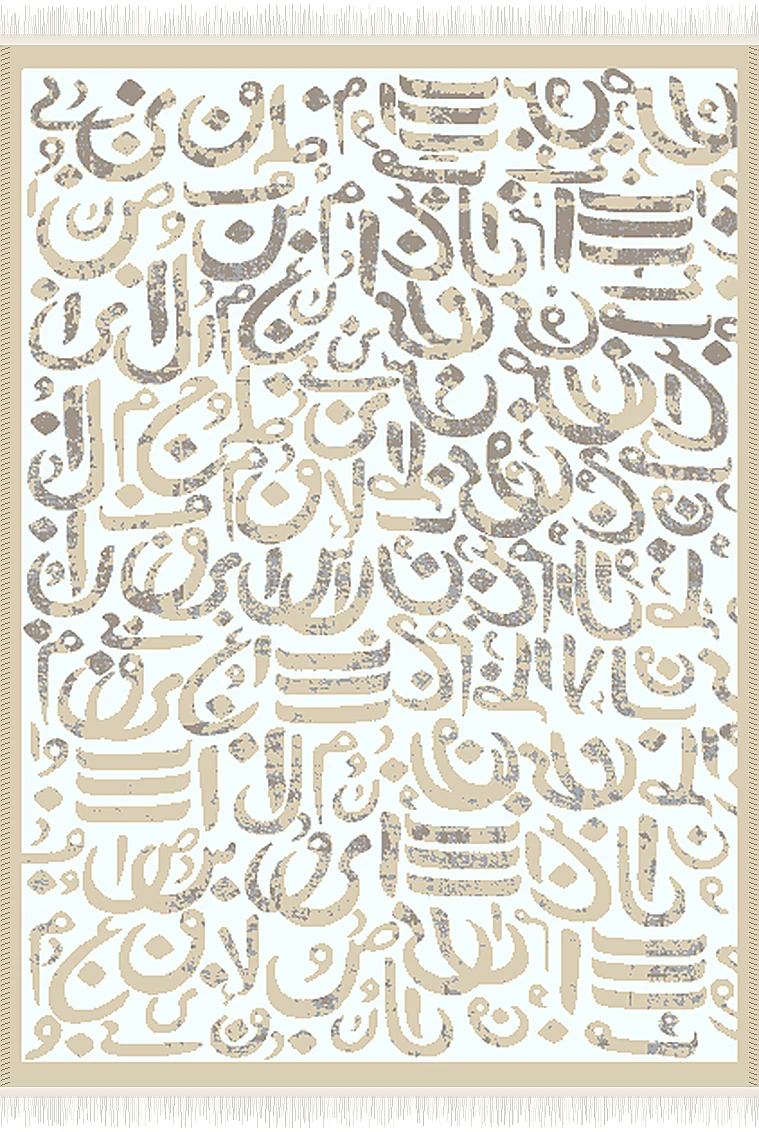 فرش ۵۰۰ شانه پلی استر مدرن کد F-657