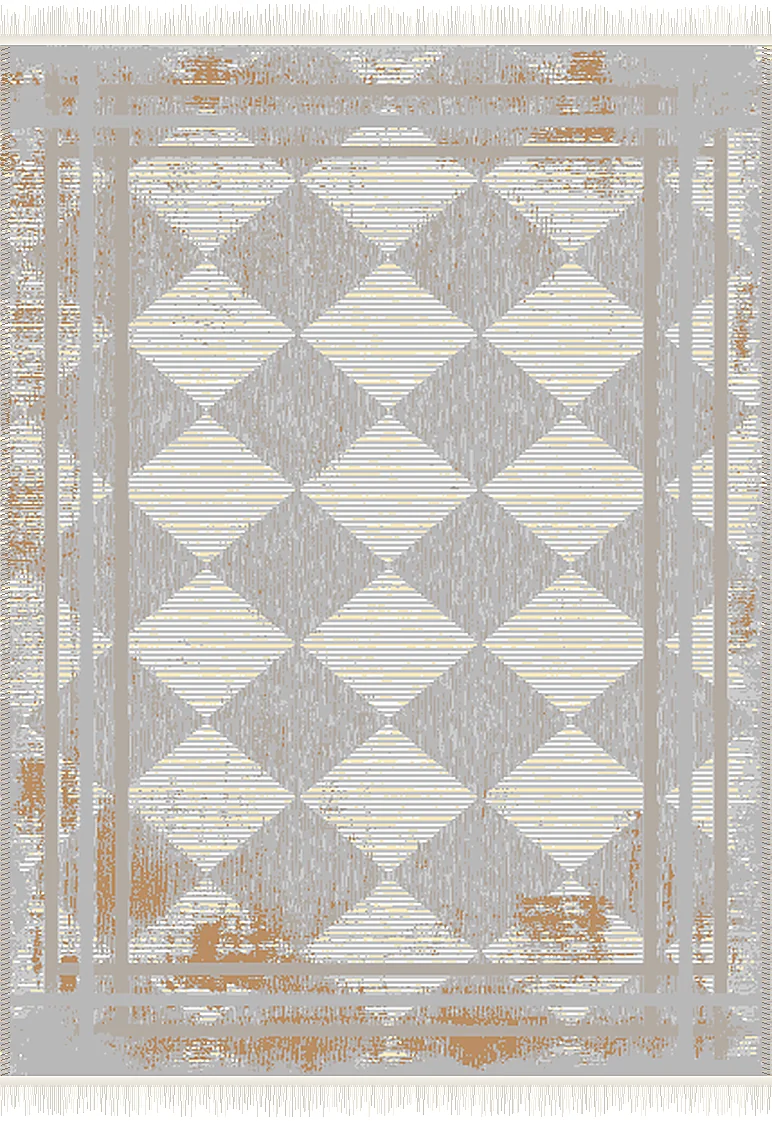 فرش ۵۰۰ شانه پلی استر مدرن کد F-659