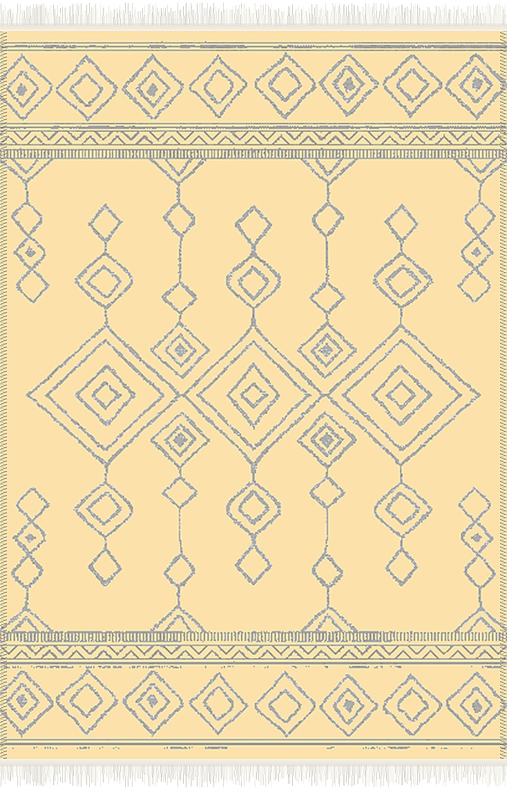 فرش ۵۰۰ شانه پلی استر مدرن کد F-781