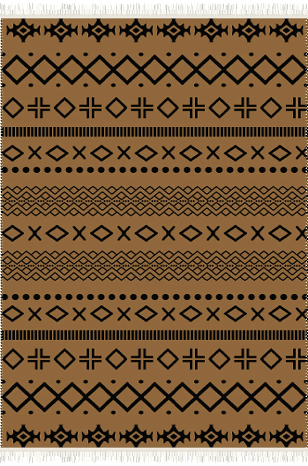 فرش ۵۰۰ شانه پلی استر مدرن کد F-B02
