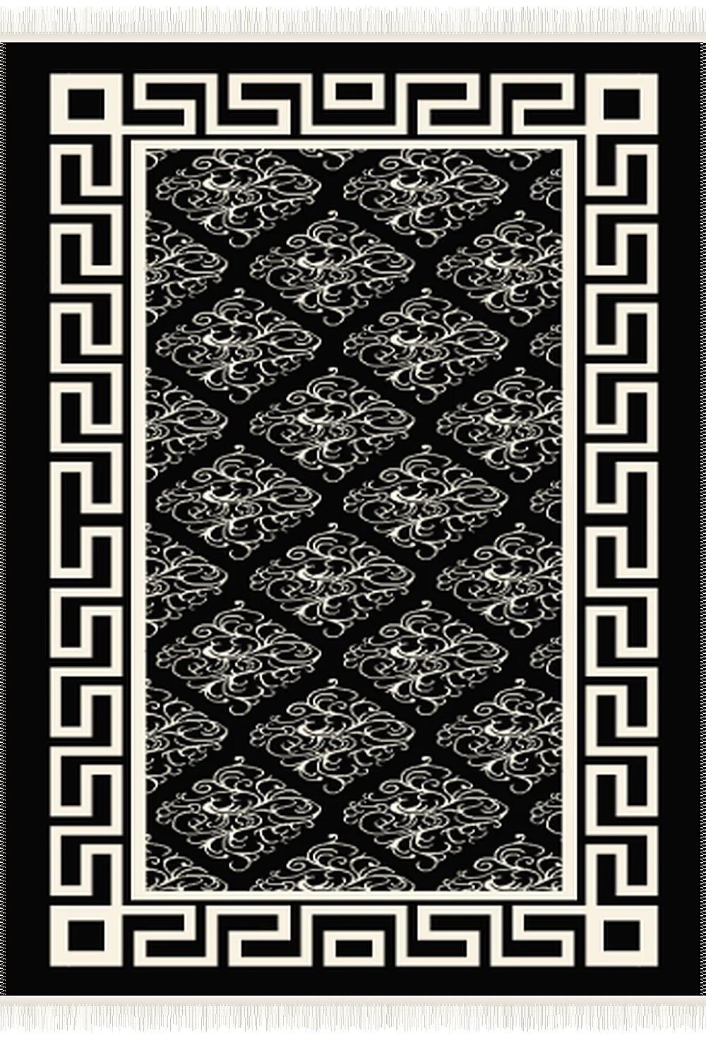 فرش ۵۰۰ شانه پلی استر مدرن کد F-K37