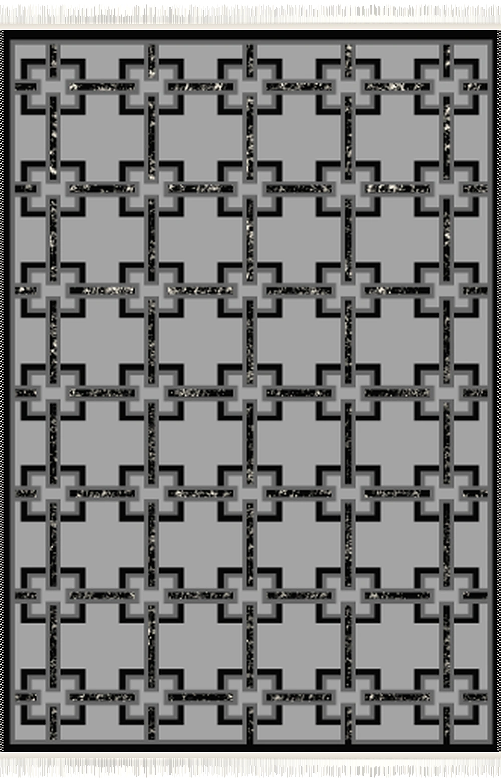 فرش ۵۰۰ شانه پلی استر مدرن کد F-k07n