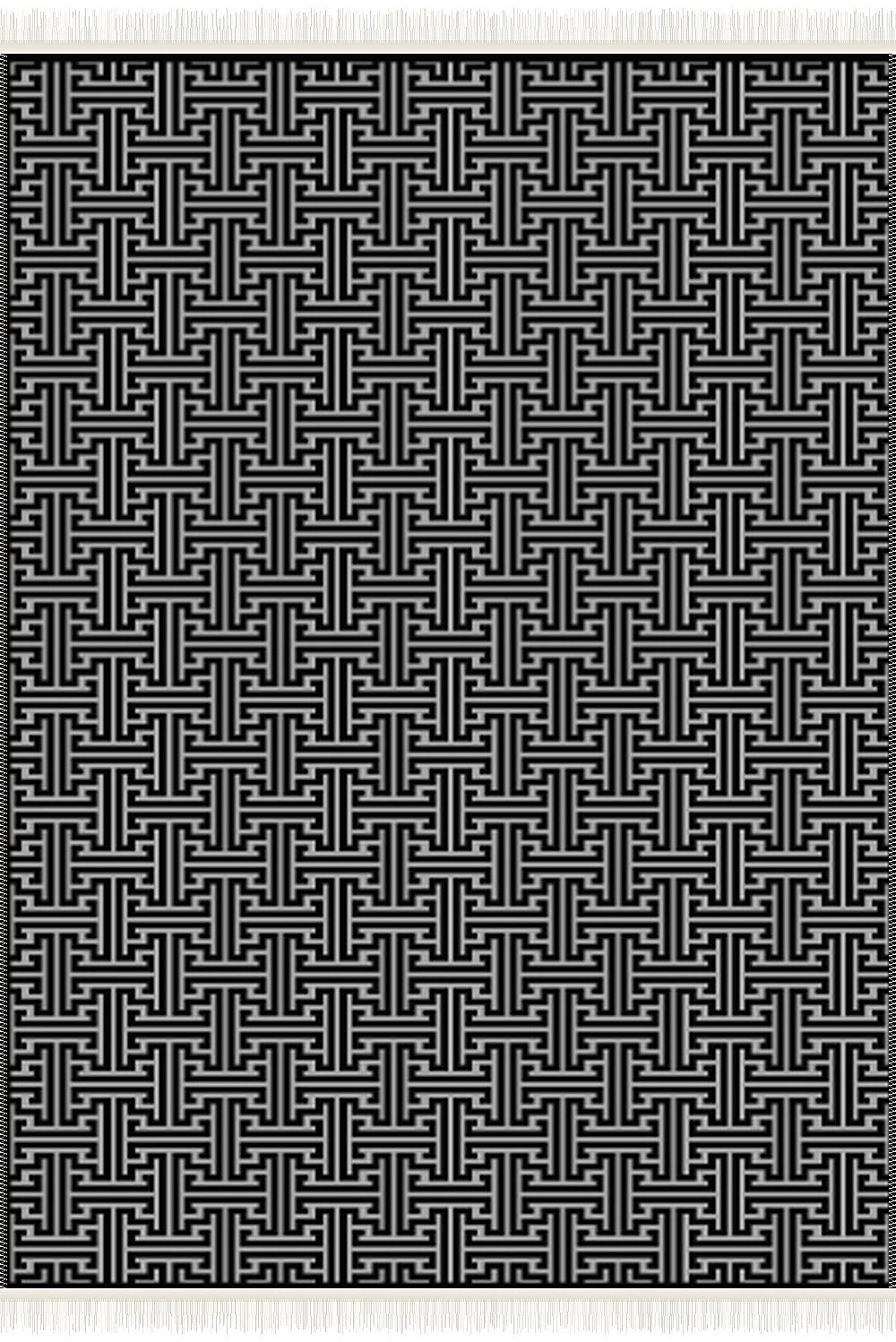 فرش ۵۰۰ شانه پلی استر مدرن کد F-k10