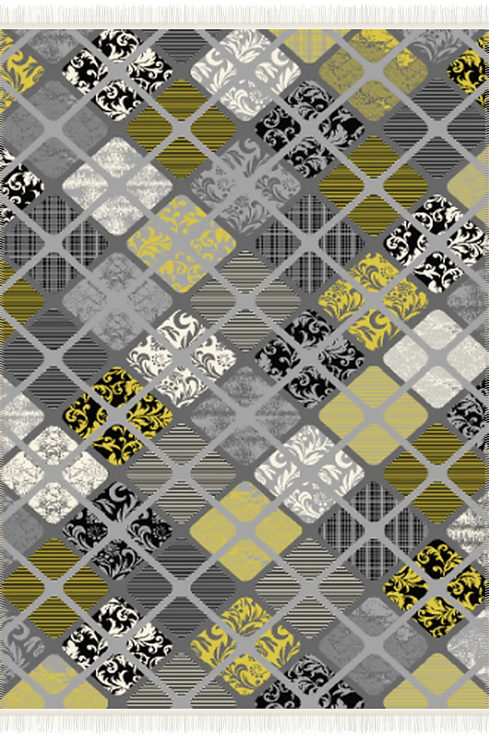 فرش ۵۰۰ شانه پلی استر مدرن کد F-k13t