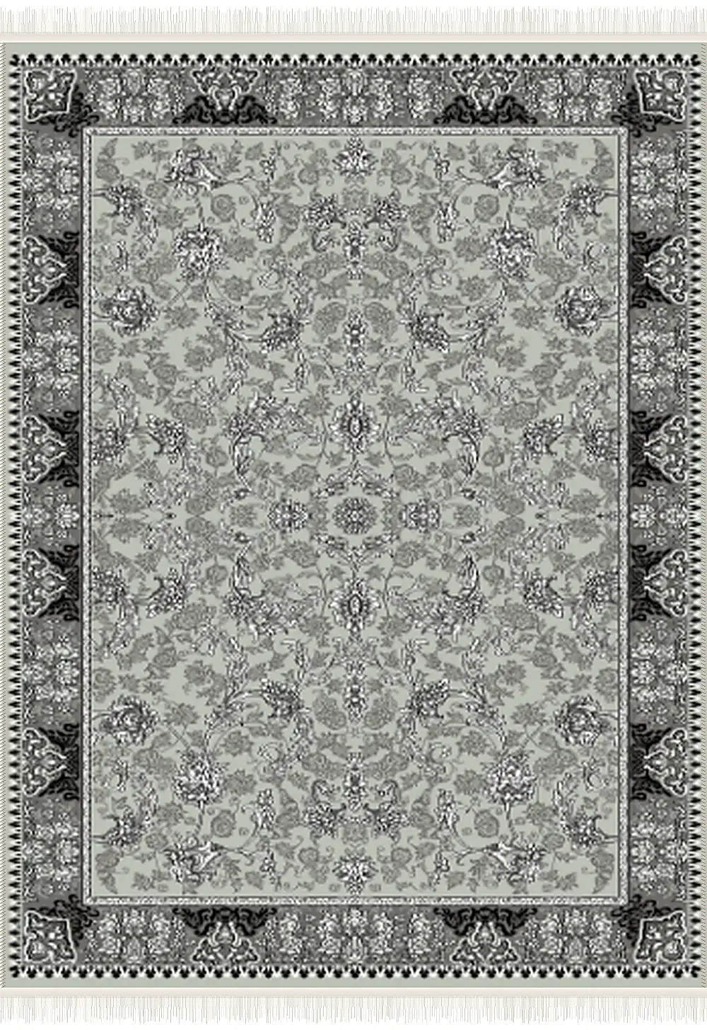 فرش ۵۰۰ شانه پلی استر مدرن کد F-k211n