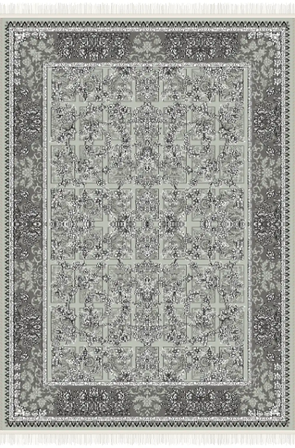 فرش ۵۰۰ شانه پلی استر مدرن کد F-k222n