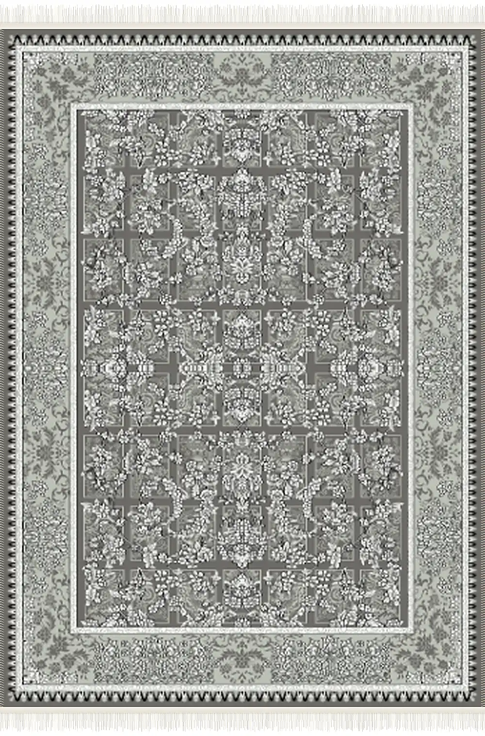 فرش ۵۰۰ شانه پلی استر مدرن کد F-k222z