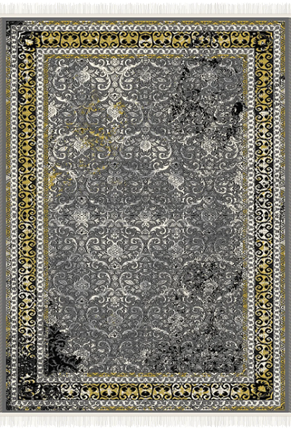 فرش ۵۰۰ شانه پلی استر مدرن کد F-k3091t