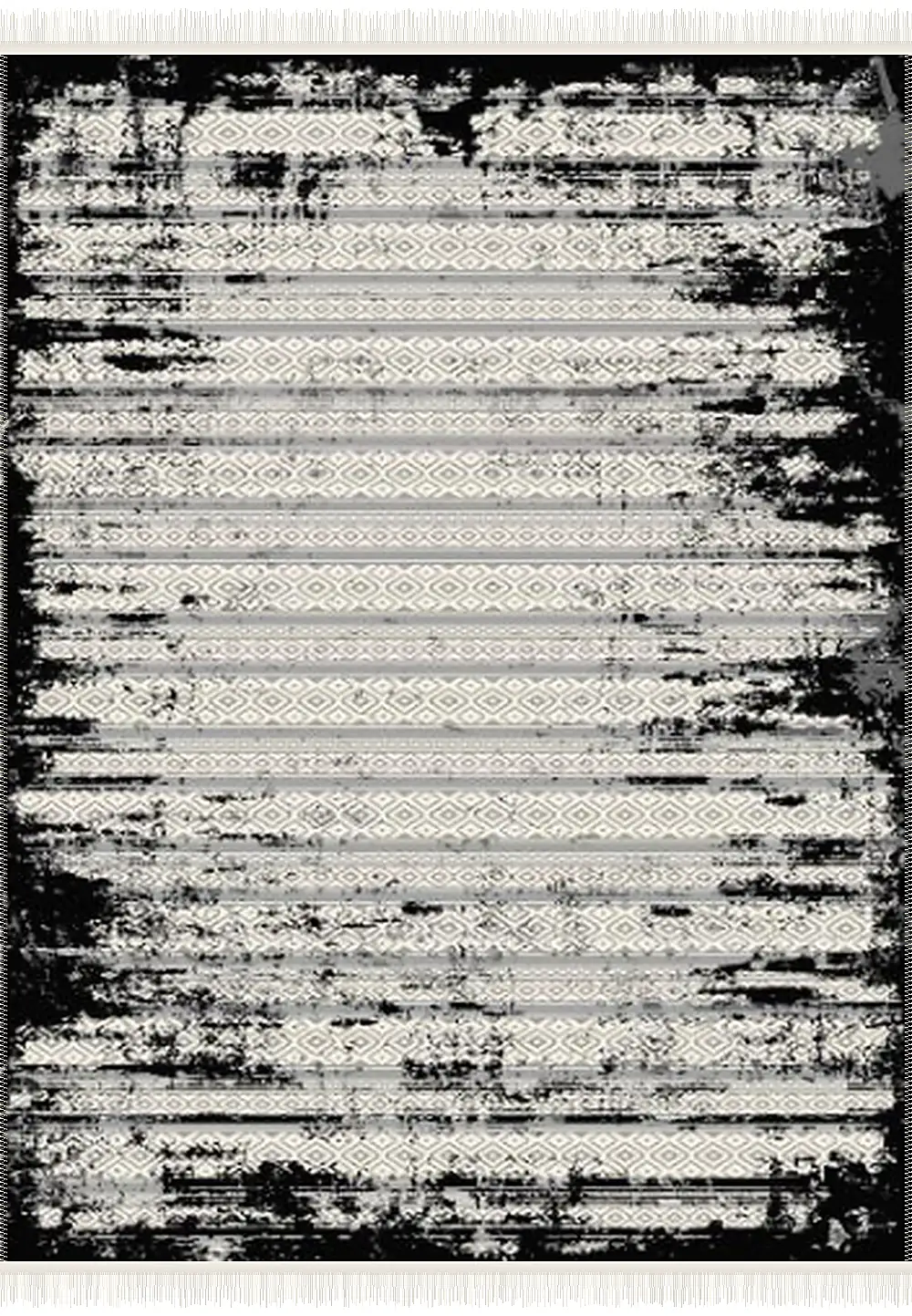فرش ۵۰۰ شانه پلی استر مدرن کد F-k32