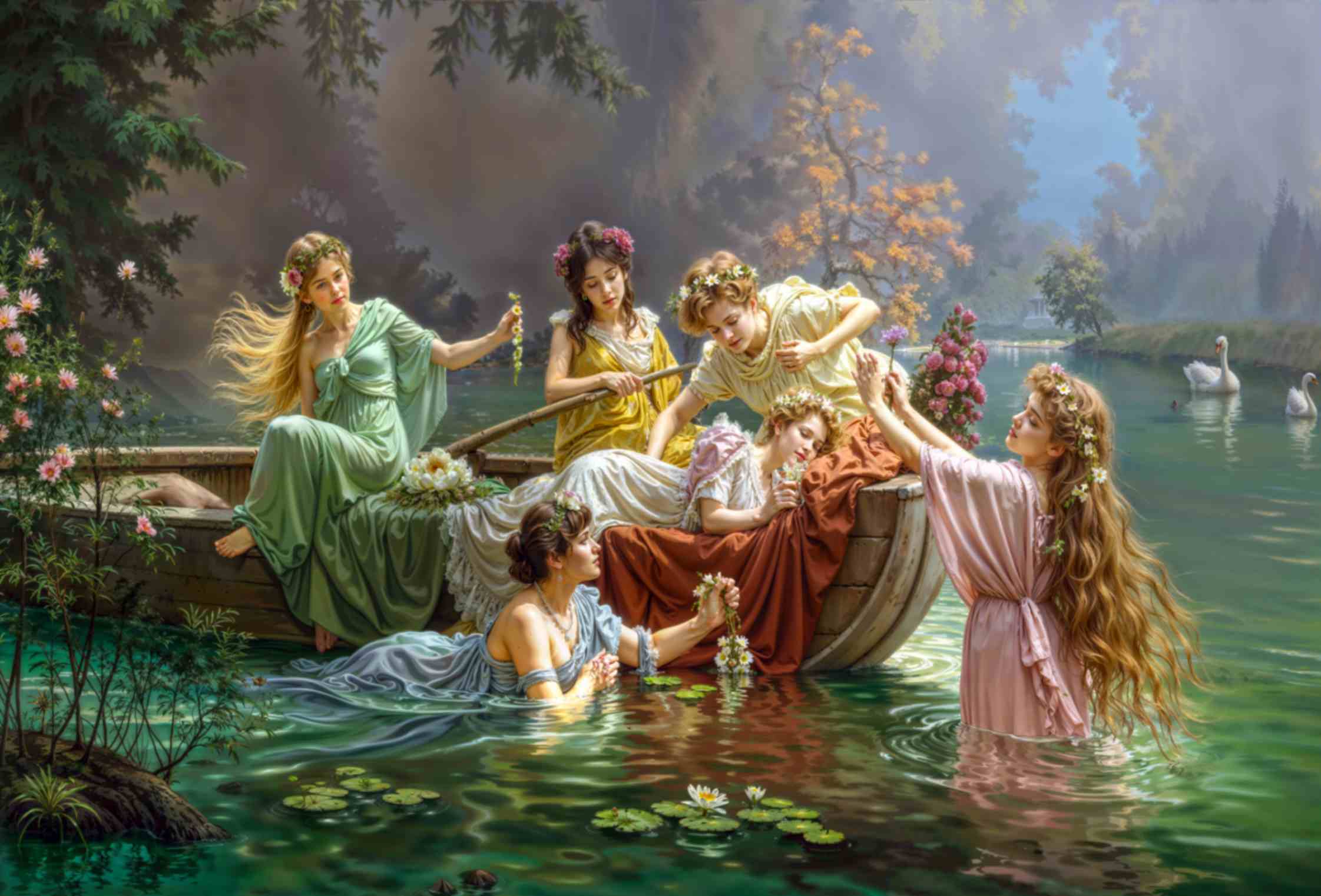 تابلوفرش چاپی طرح نقاشی فرانسوی کد 2160