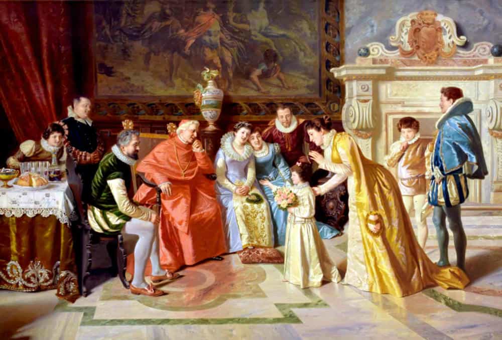 تابلوفرش چاپی طرح نقاشی فرانسوی کد 2028