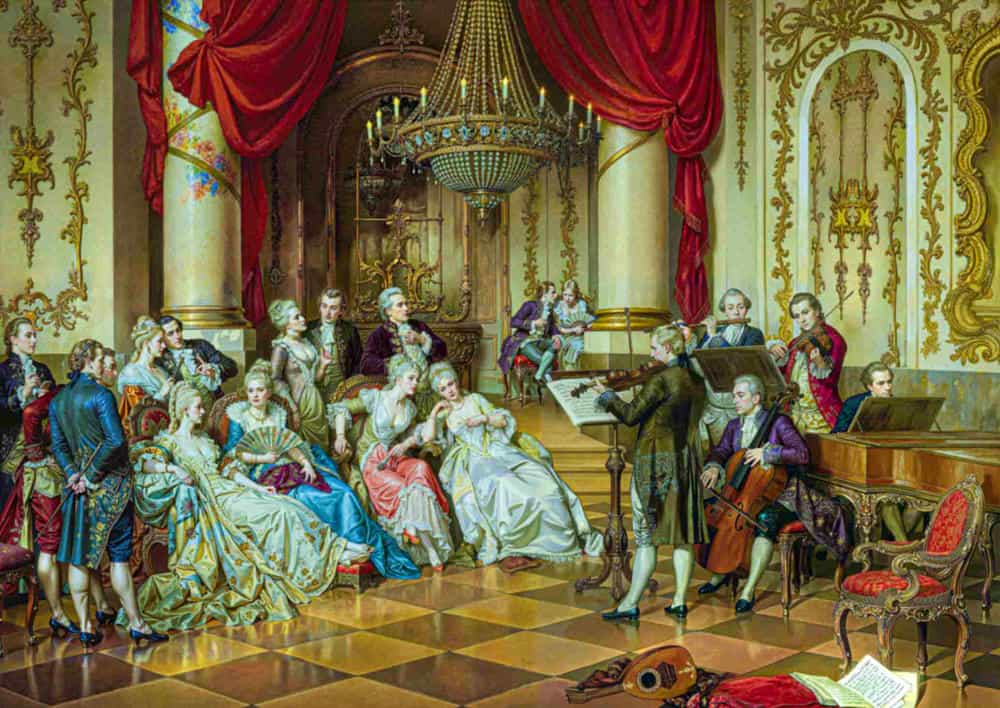 تابلوفرش چاپی طرح نقاشی فرانسوی کد 2174