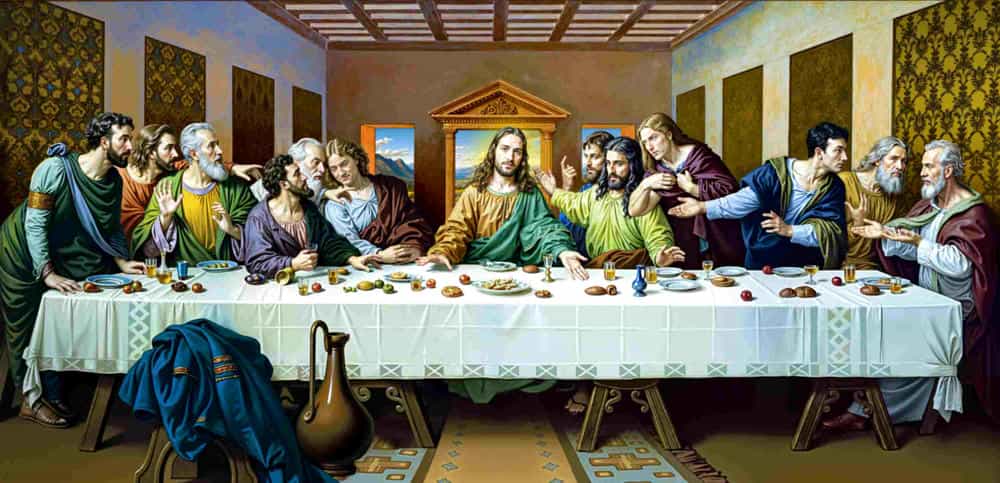 تابلوفرش چاپی طرح نقاشی فرانسوی کد 2181