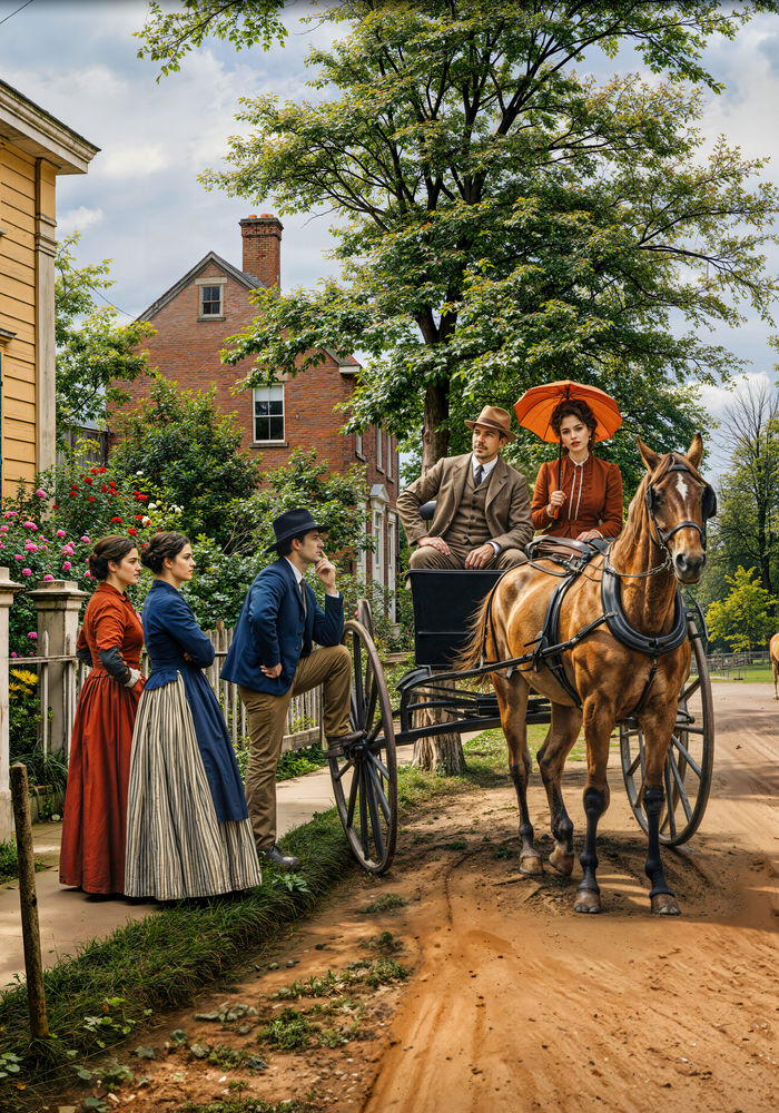 تابلوفرش چاپی طرح نقاشی فرانسوی بدرقه کد 2634