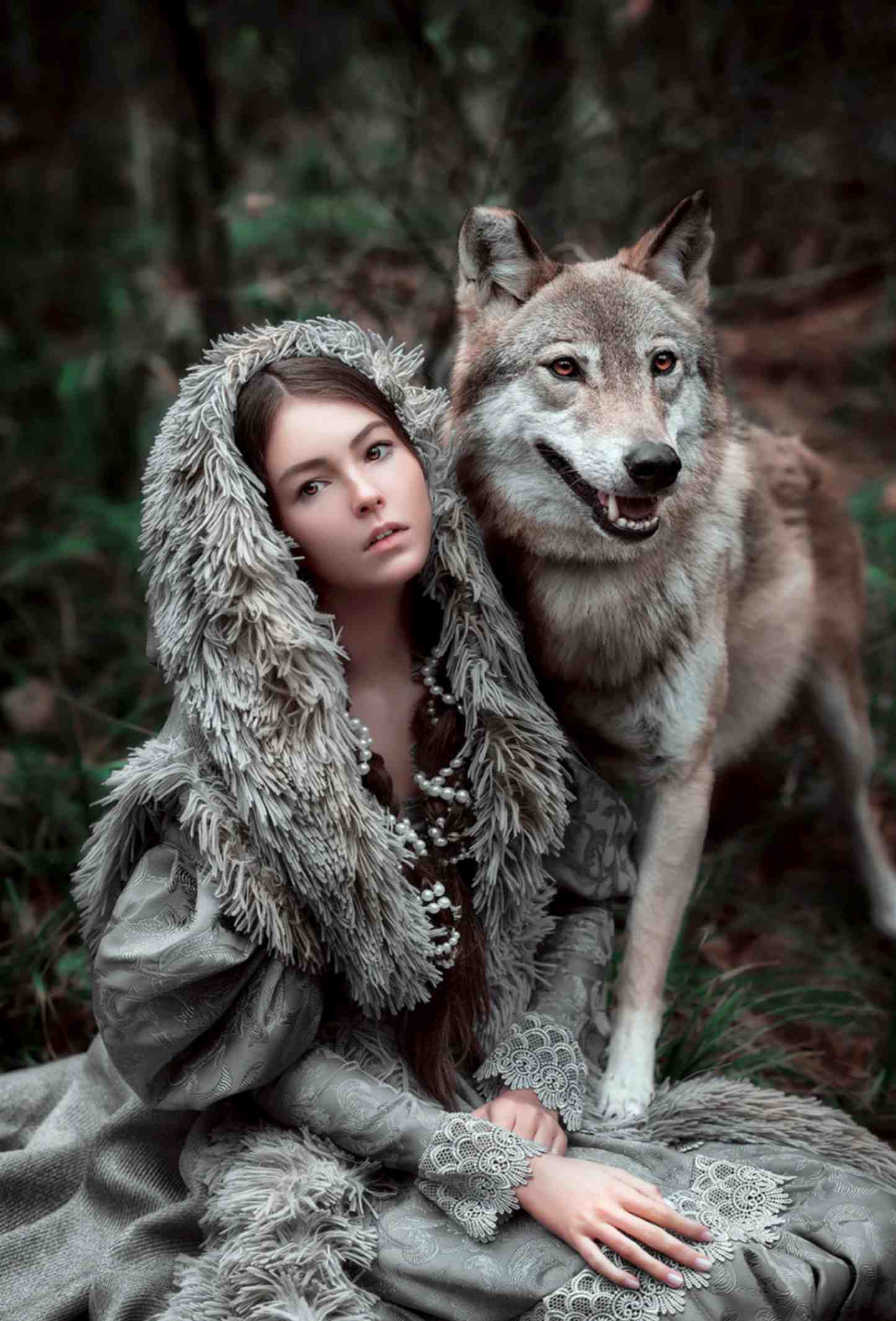 تابلوفرش چاپی طرح دوشیزه کد 7310