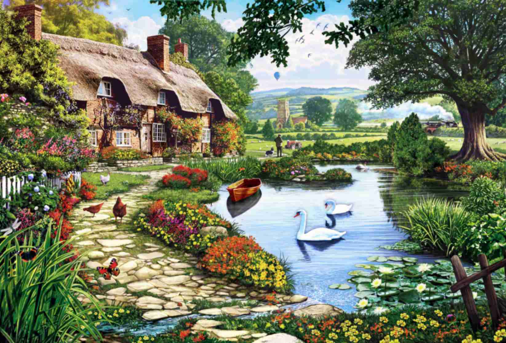 تابلوفرش چاپی طرح منظره کد 4112