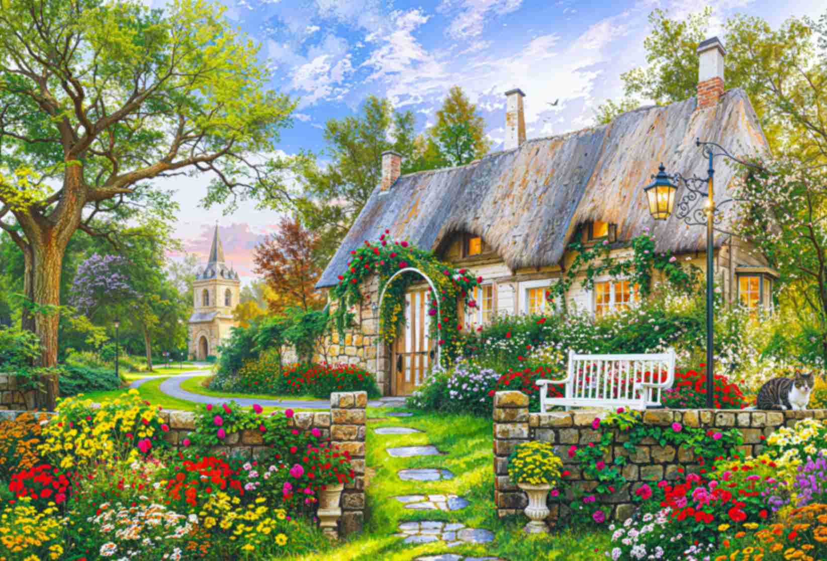 تابلوفرش چاپی طرح منظره کد 4179