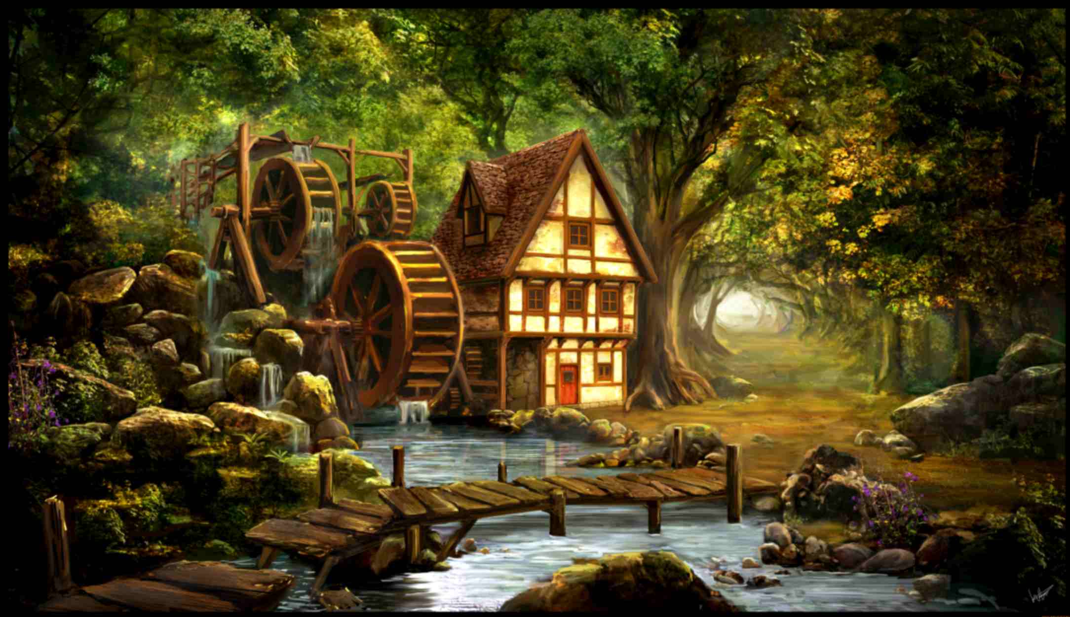 تابلوفرش چاپی طرح منظره کد 4238