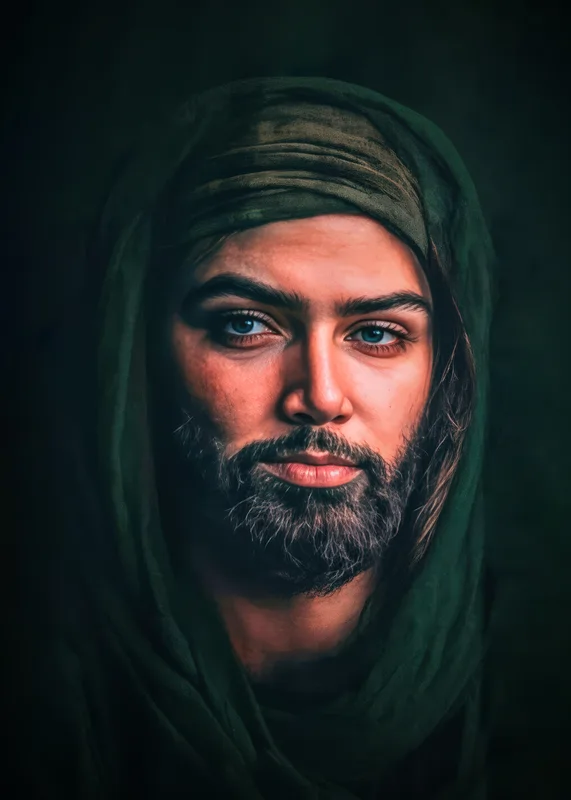 تابلوفرش تمثال حضرت اباعبدالله حسین (ع) کد 9515