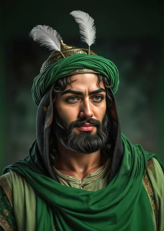 تابلوفرش تمثال حضرت عباس(ع) کد 9519