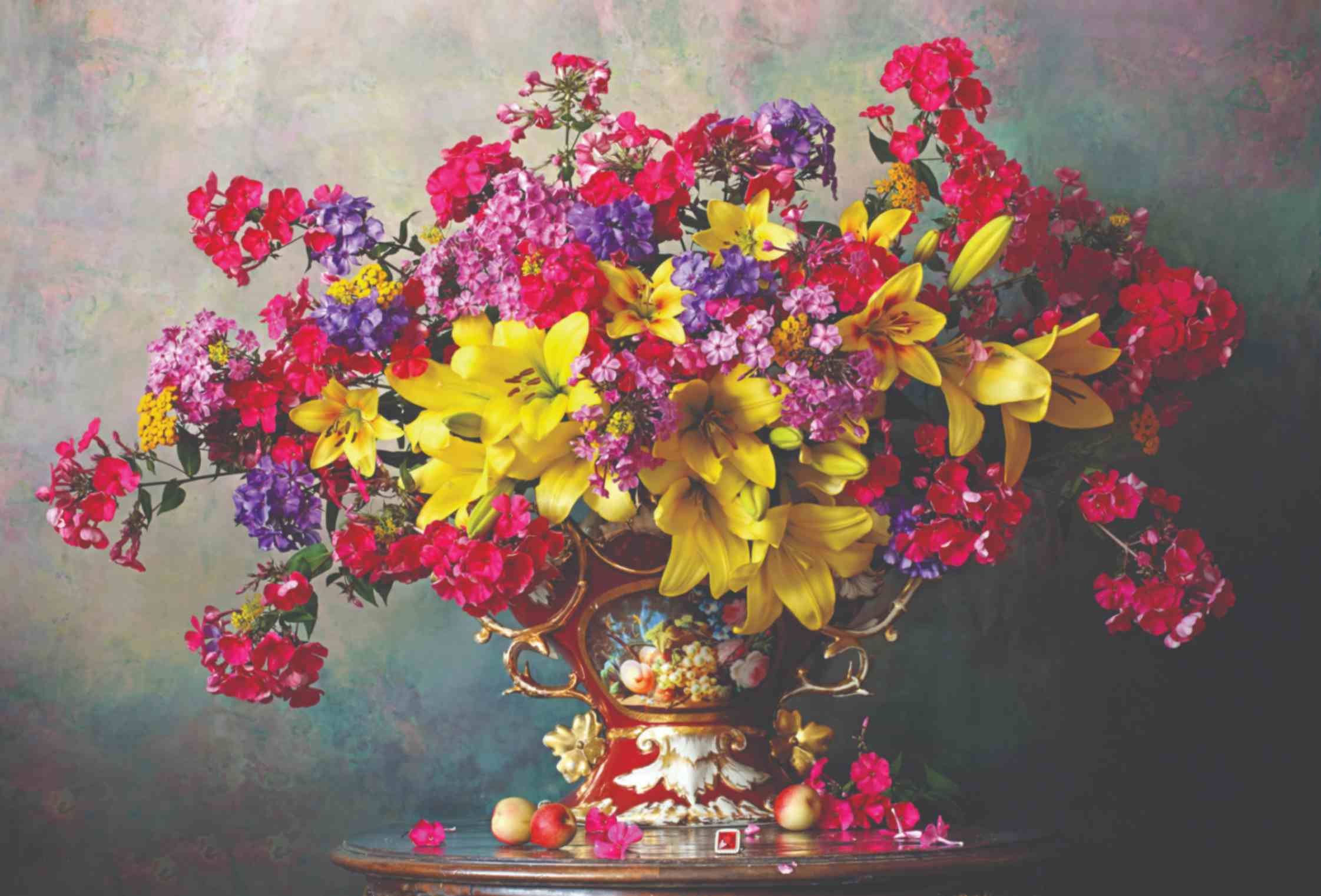 تابلوفرش چاپی طرح گلدان کد 5063