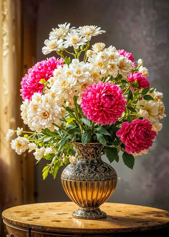 تابلوفرش چاپی طرح گلدان کد 5674